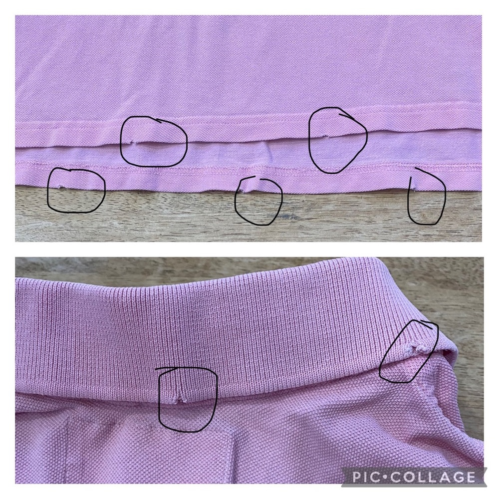 Abercrombie Muscle Boy’s Large Pink 100% Cotton Pique Knit Short Sleeve Polo - Picture 12 of 13